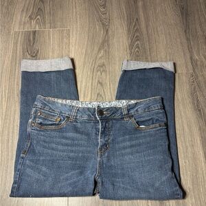 Faded Glory Women's Blue Denim Capri Jeans Size 10 EPC